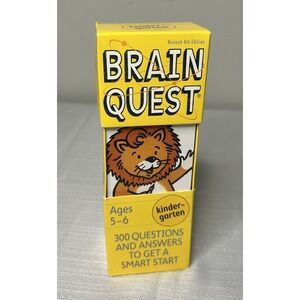 Brain Quest Kindergarten: 300 Questions and Answers to Get a‎ smart start deck 2